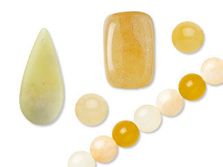 Quartz, Yellow "Jade"